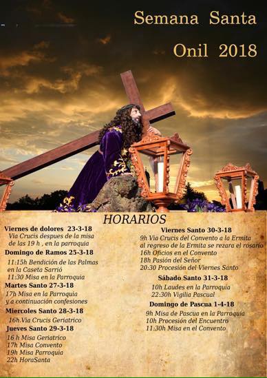 Semana Santa en Onil 2018 Onil